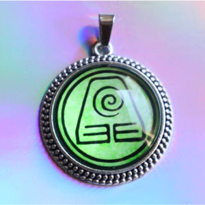 Earth Kingdom Toph Cosplay Necklace Pendant and Chain